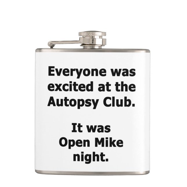 Petaca Club de Autopsia (Anverso)