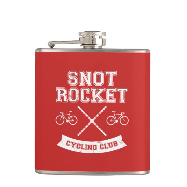 Petaca Club de Ciclismo Snot Rocket (Anverso)