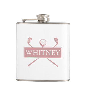 Petaca Clubes y Pelota Personalizados con Nombre Dusty Ro