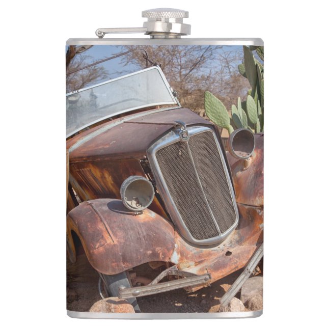 Petaca Coche basura (Anverso)