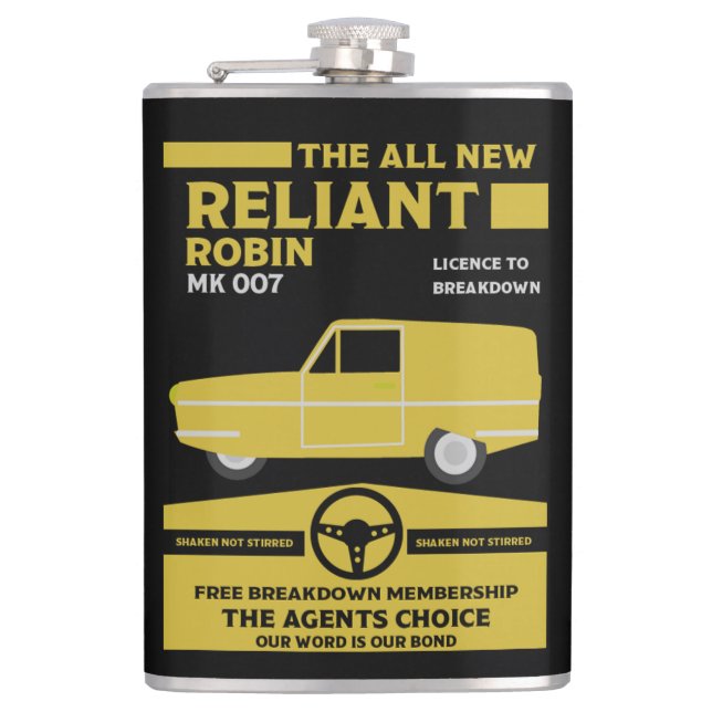 Petaca Coche Robin de Reliant (Anverso)