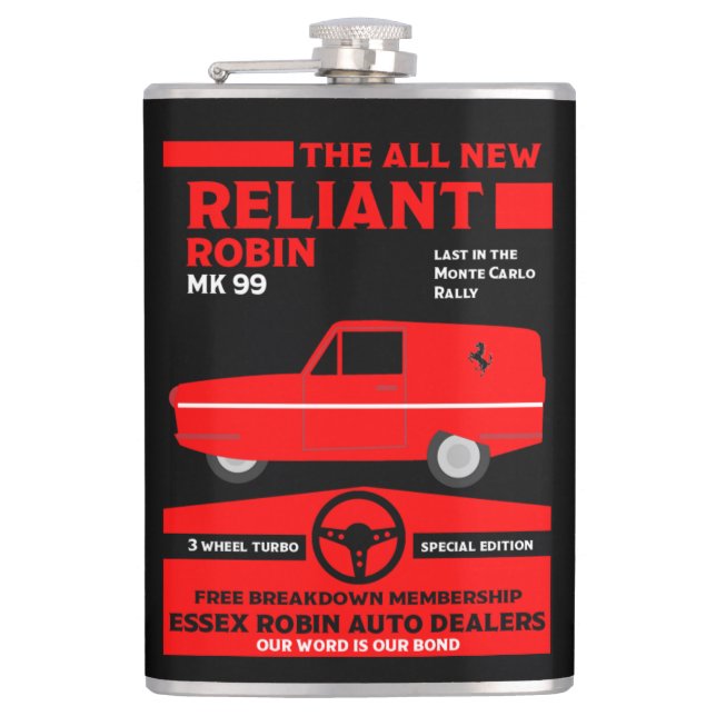 Petaca Coche Robin de Reliant (Anverso)