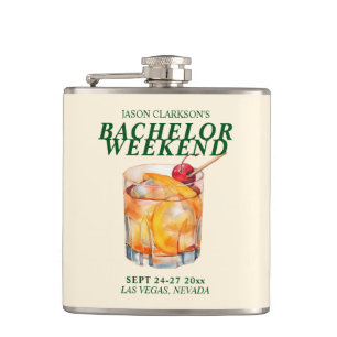 Petaca Cóctel Old Fashioned Fin de Semana para Solteros