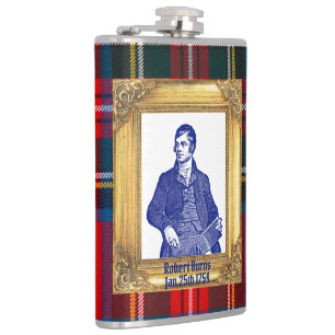 Petaca Cóctel Robert Burns Royal Stewart Plaid Jan 25