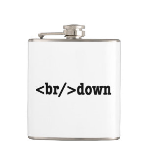 Petaca código HTML de descomposición