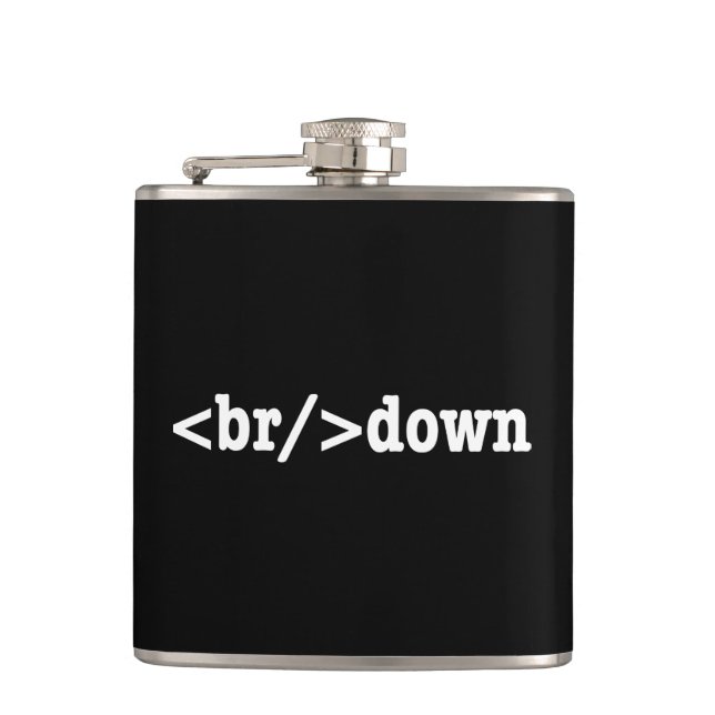 Petaca código HTML de descomposición (Anverso)