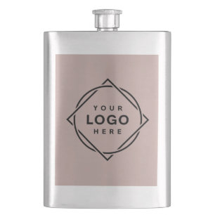 Petaca Código QR negro elegante y elegante