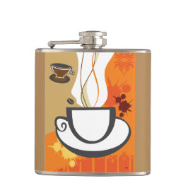 Petaca Coffee Cup Vinyl Wrapped Flask