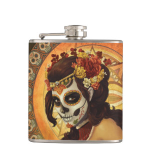 Petaca Cojín decorativo Dia De Los Muertos