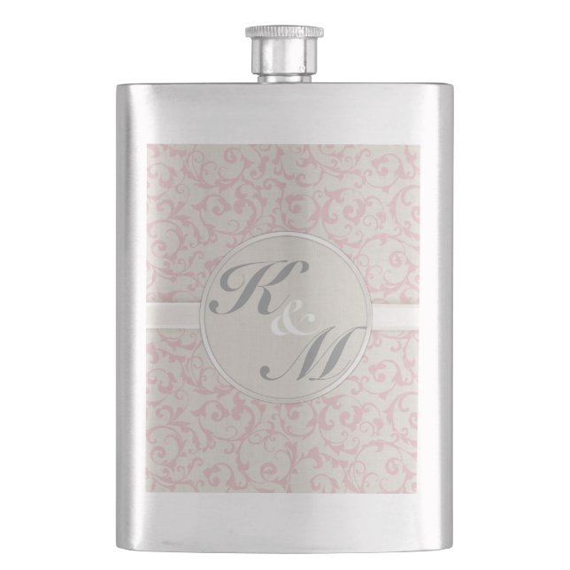 Petaca Colección Boda rosa SmartElegance (Anverso)
