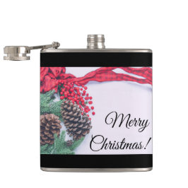 Petaca Colección de conos de pino de vacaciones