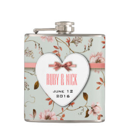 Petaca Colección Romantic Charm Vintage Boda Floral