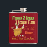 Petaca Colección Tequila 60th Birthday Party<br><div class="desc">Un tequila, dos tequila, tres tequila planta, tengo 60 años y quiero un poco más!Etiquetas: tequila, "fiesta de cumpleaños número 60", "cumpleaños número 60", 60, "crea el tuyo propio", "feliz 60", "fiesta tequila", diversión, humor, "animal fiesta", divertido, humorístico, rojo, verde, azul, morado, mexicano, chihuahua, perro, "feliz cumpleaños", "feliz cumpleaños número...</div>