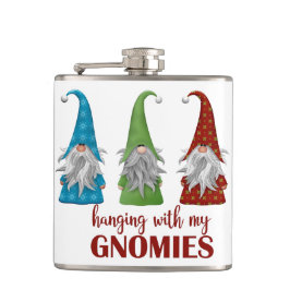 Petaca Colgar con la máscara de los Navidades de Gnomies