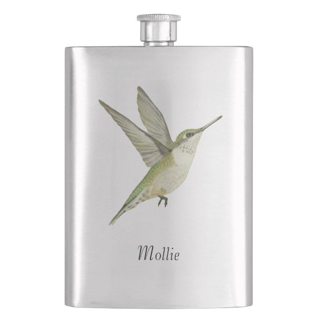 Petaca Colibrí (Anverso)