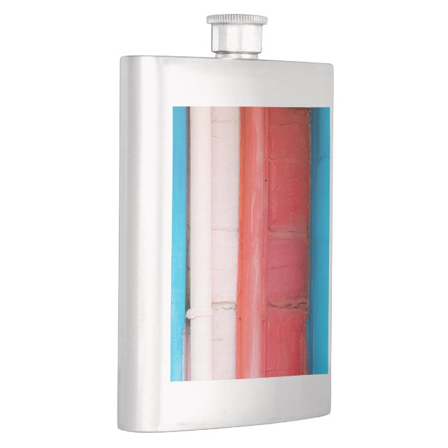 Petaca Colores caribeños - abstracto (Derecha)