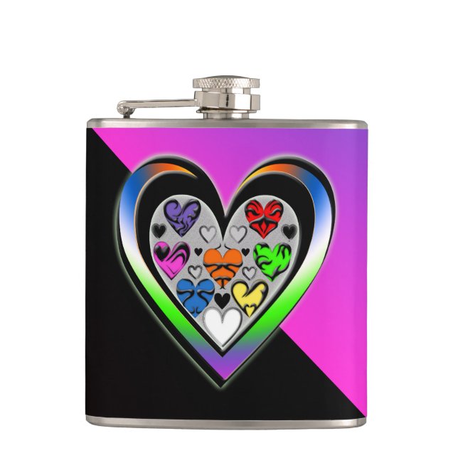 Petaca Colores de amor (Anverso)