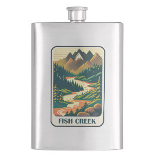 Petaca Colores de Oregon de Creek Fish