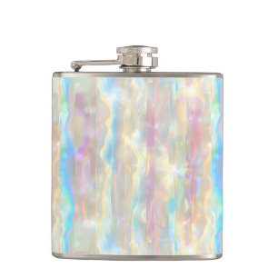 Petaca Colores pastel con rayas iridiscentes brillantes p