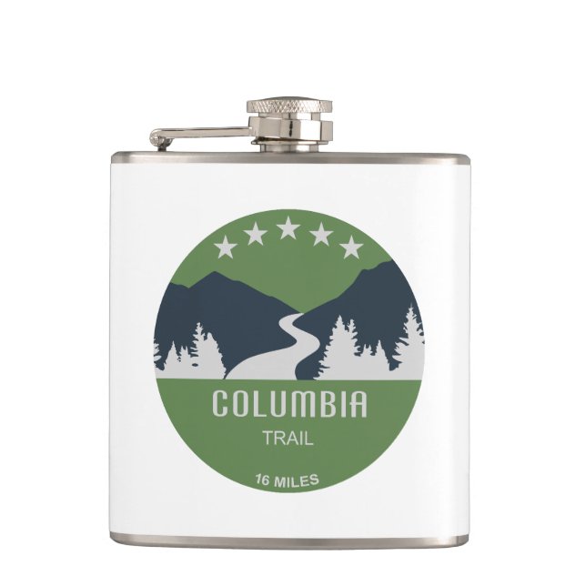 Petaca Columbia Trail New Jersey (Anverso)