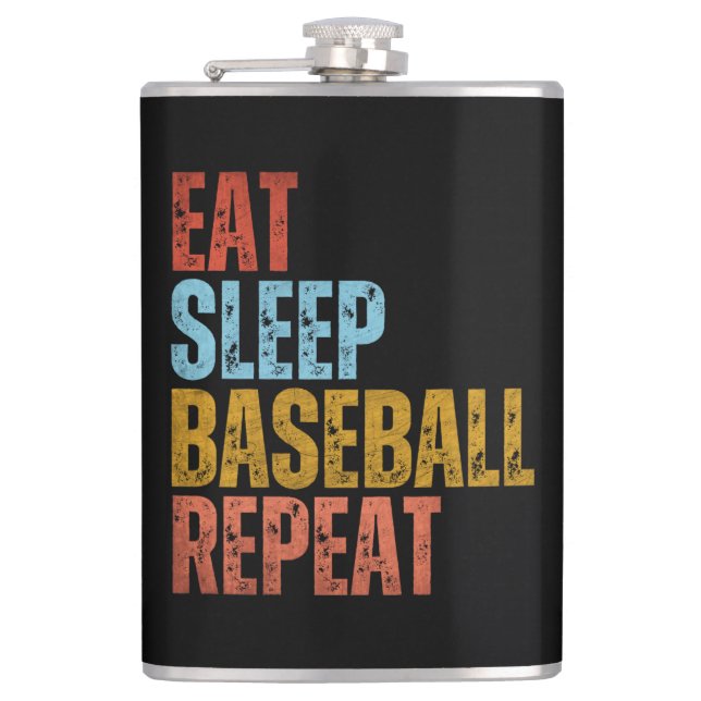 PETACA COME BÉISBOL DUERME REPITE (Anverso)
