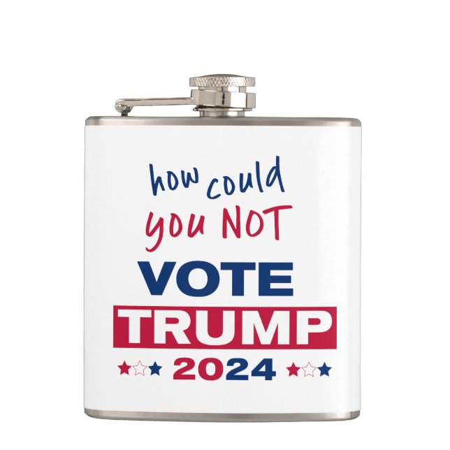 Petaca ¿Cómo PUEDE NO Votar a TRUMP 2024? (Anverso)