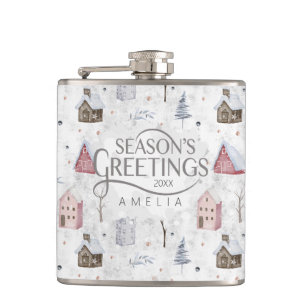 Petaca Cómodo Navidades domésticos Pink ID985