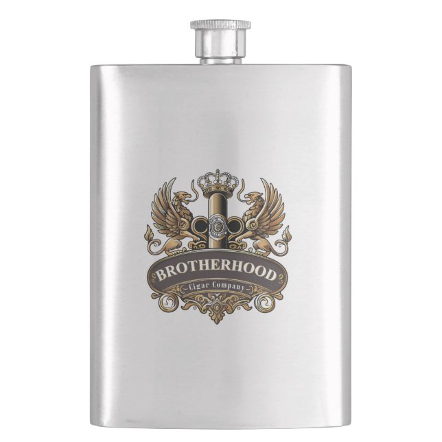 Petaca Compañía de Puros Brotherhood (Anverso)