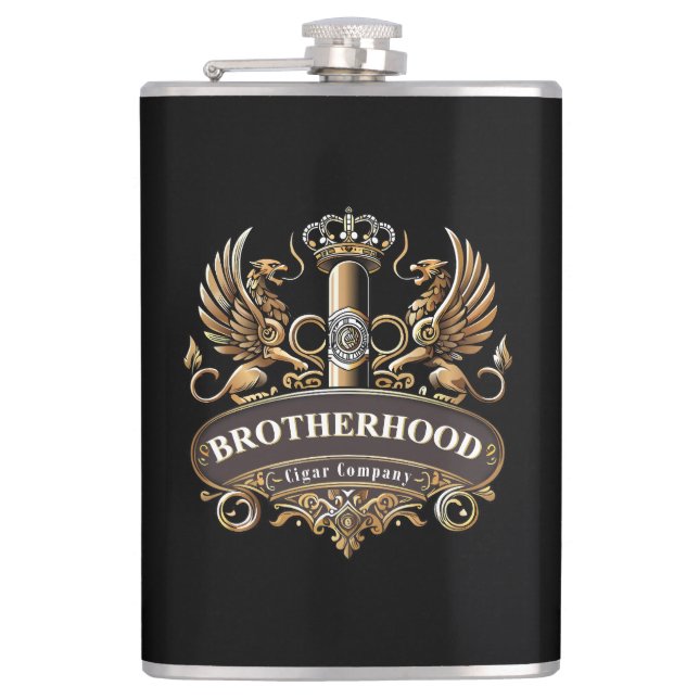 Petaca Compañía de Puros Brotherhood (Anverso)