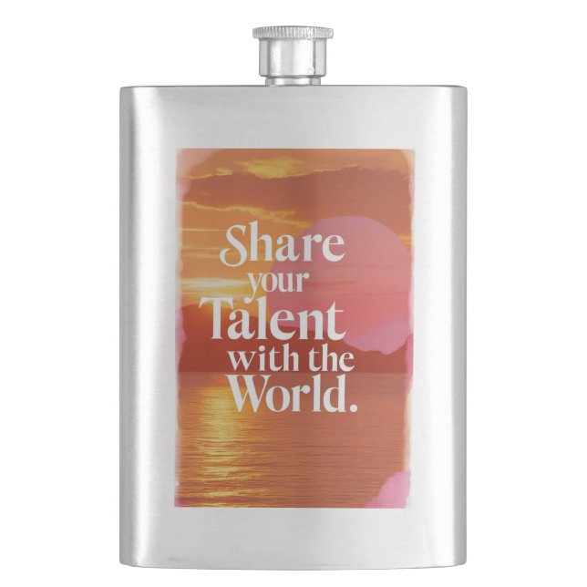 Petaca Comparte Tu Talento Con El Mundo (Anverso)