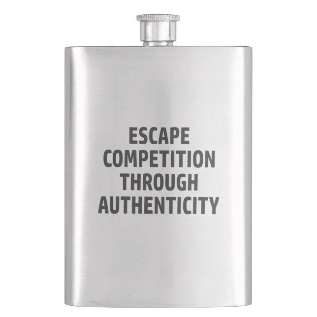 Petaca Competencia de escape mediante autenticidad (Anverso)