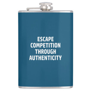 Petaca Competencia de escape mediante autenticidad