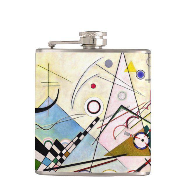 Petaca Composición 8 de Kandinsky (Anverso)