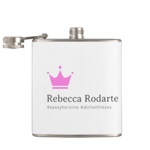 Petaca Con clase + Frasco descarado de Rebecca