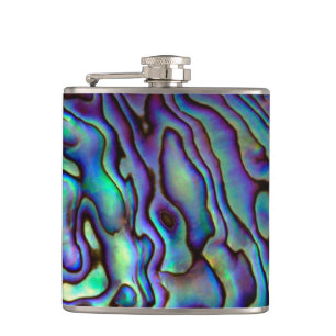 Petaca con Estilo de Concha de Paua