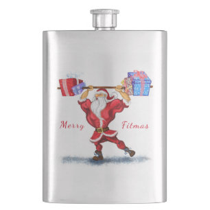 Petaca Constructor de cuerpos Santa Claus con regalos de