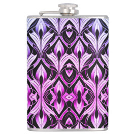 Petaca Contraste negro y magenta