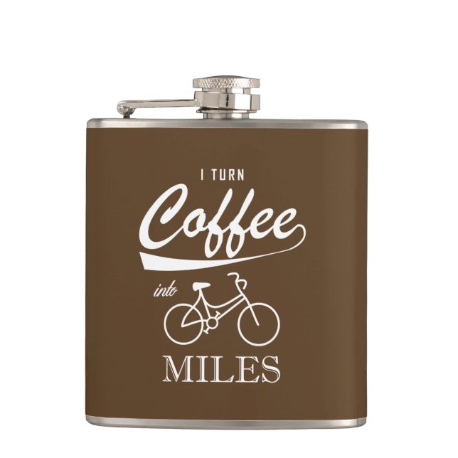Petaca Convierto El Café En Millas (Anverso)