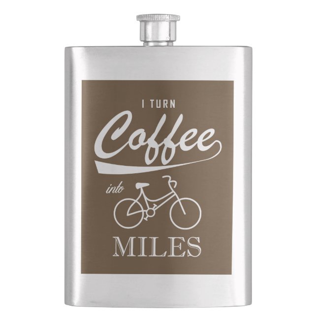 Petaca Convierto El Café En Millas (Anverso)