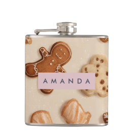 Petaca Cookie personalizada de pan de pan dulce