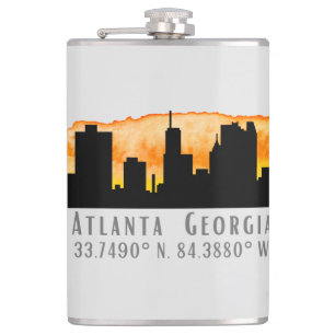 Petaca Coordenadas del mapa de líneas aéreas de la ciudad