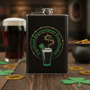 Petaca Coordinador de Travesuras Certificado St Paddys
