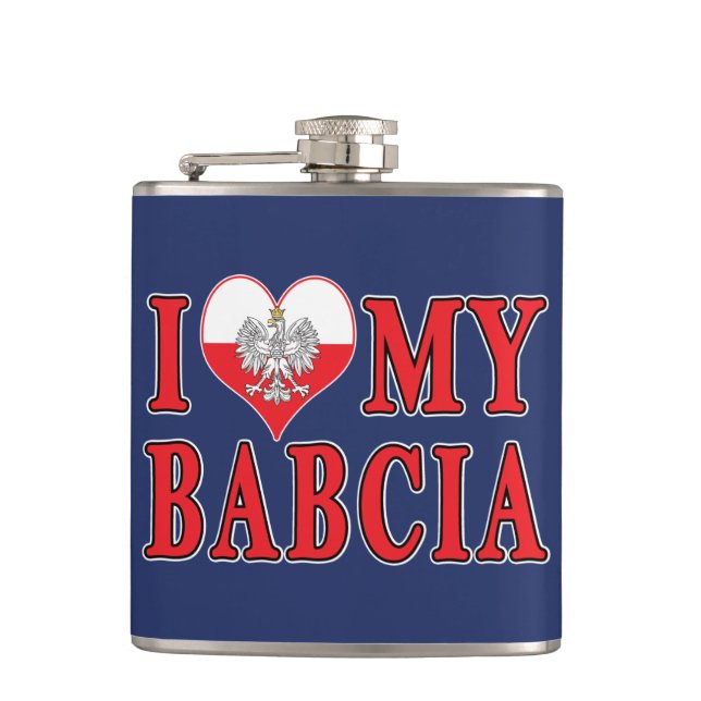 Petaca Corazón de mi Babcia (Anverso)