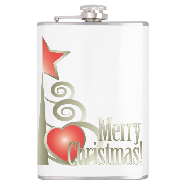 Petaca Corazón para Navidad (Anverso)