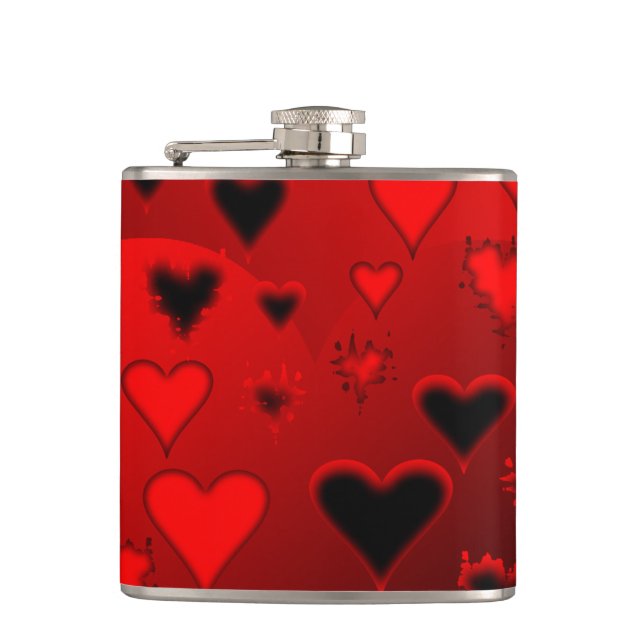 Petaca Corazones (Anverso)