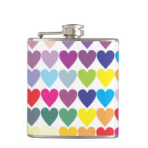 Corazones del arco iris