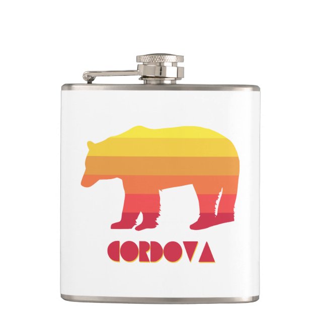 Petaca Cordova Alaska Rainbow Bear (Anverso)