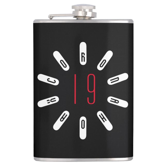 Petaca CORONA 19 HOAX Hip Flask (Anverso)