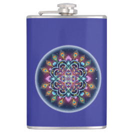 Petaca Cosmic Mandala Vinyl Flask