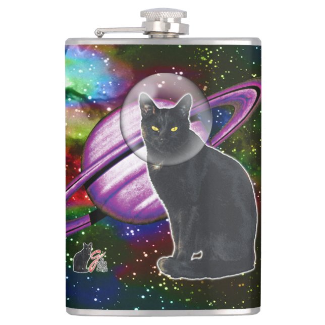 Petaca Cosmo de Space-Cat (Anverso)